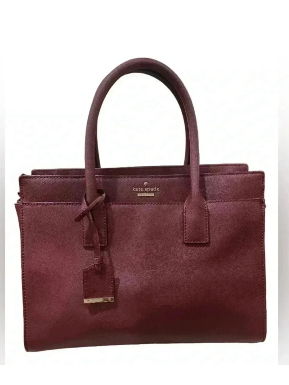 Kate Spade Burgundy Camron Street Candace 2way Purse